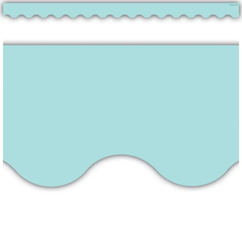 Teacher Created Pastel Blue Scalloped Border Trim (TCR 8426)
