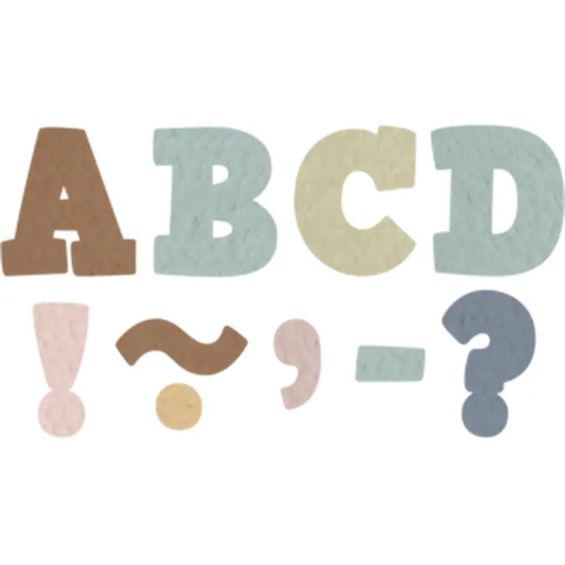 Teacher Created Everyone is Welcome Bold Block 3" Magnetic Letters (TCR 77054)