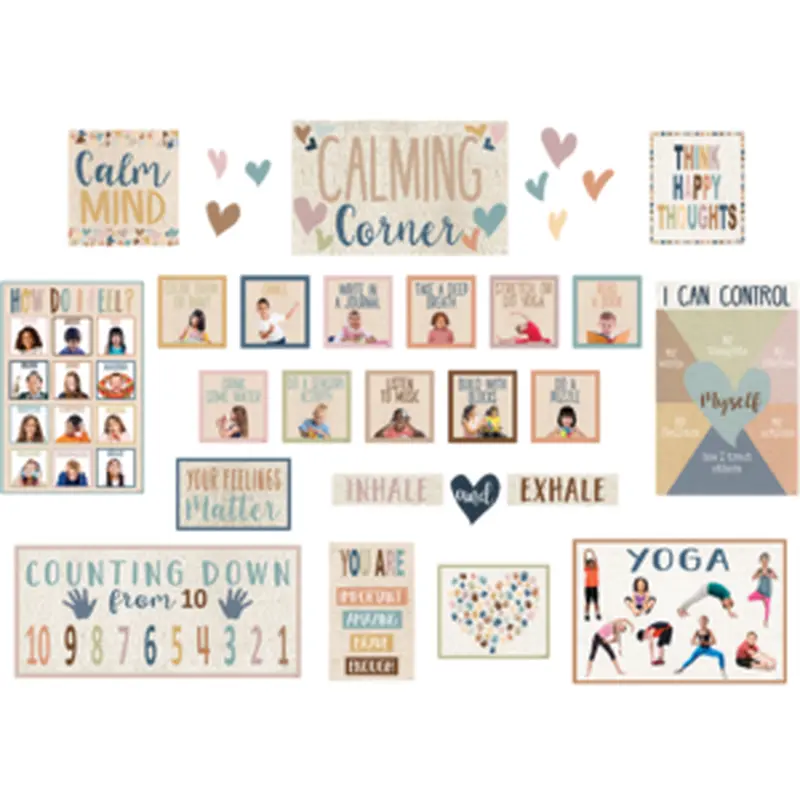 Teacher Created Everyone is Welcome Calming Corner Bulletin Board (TCR 7118)