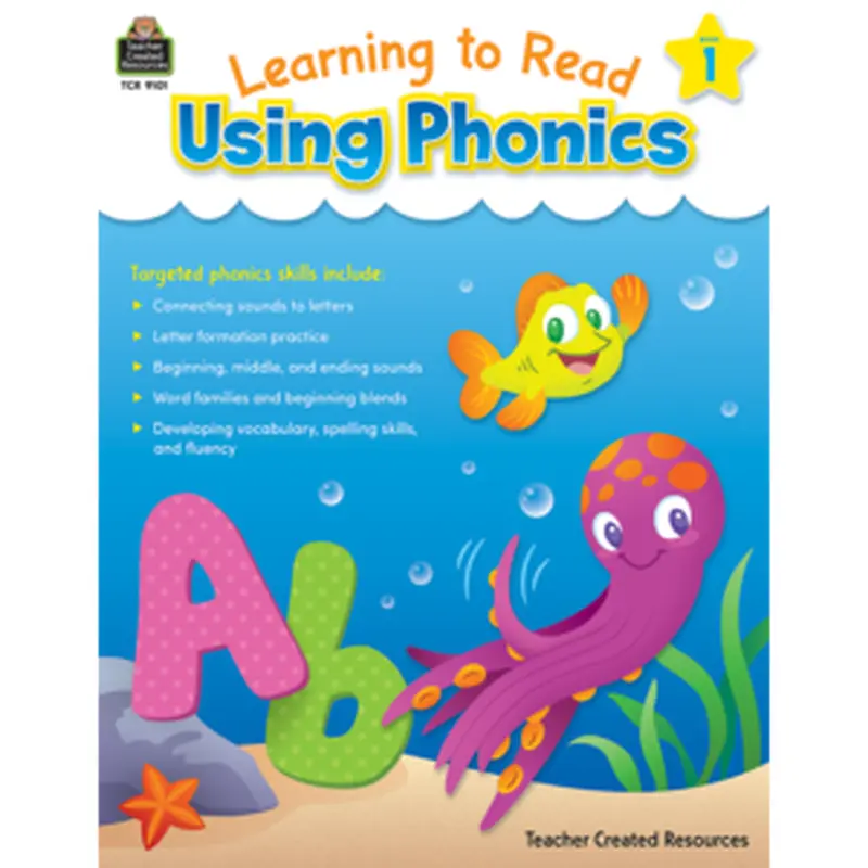 Teacher Created Learning to Read Using Phonics, Book 1 (TCR9101)