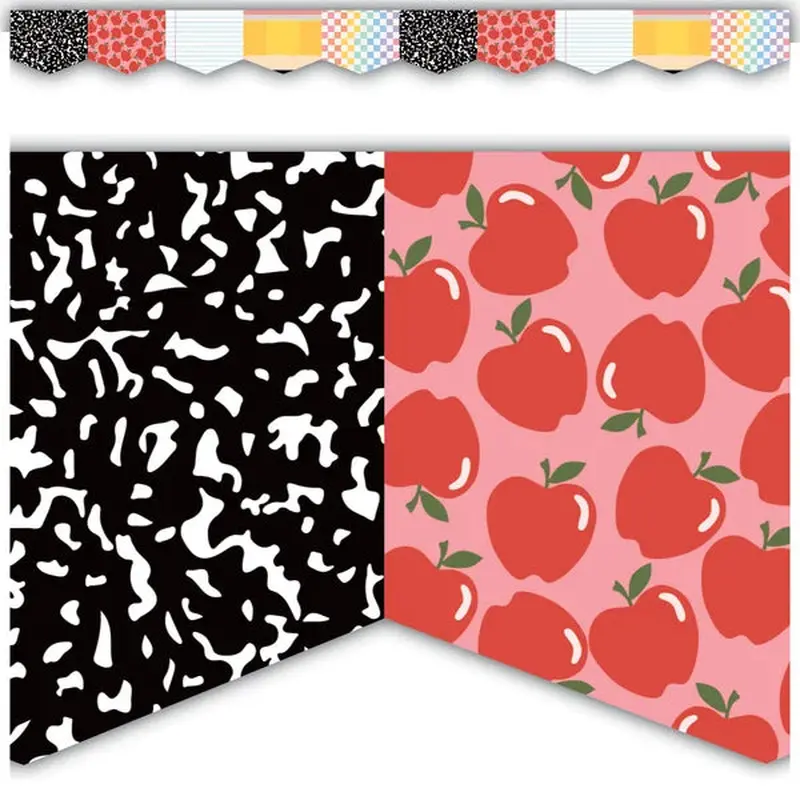 Teacher Created Resources Cool for School Die-Cut Border Trim (TCR 9312)