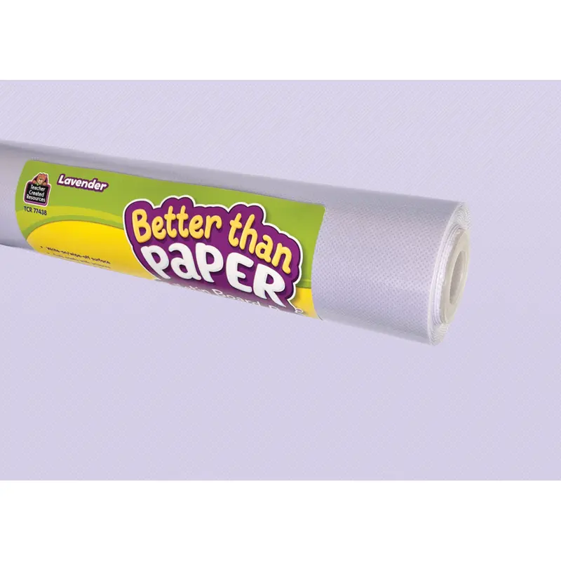 Teacher Created Resources Lavender Better Than Paper Bulletin Board Roll, 4' x 12' (TCR 77438)