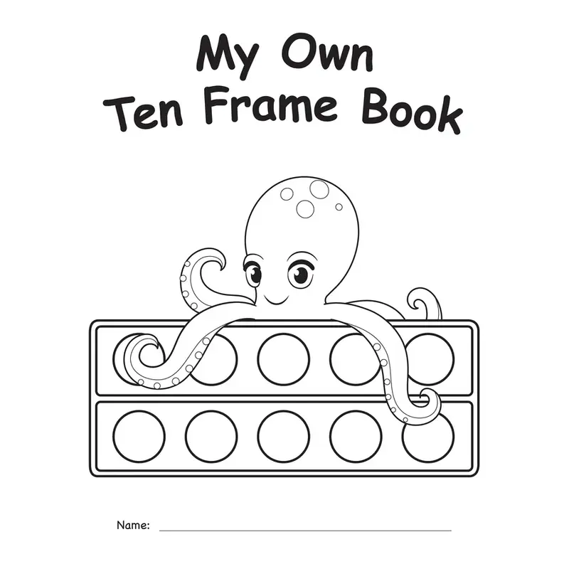 Teacher Created Resources My Own Books: My Ten Frame Book (TCR 60019)
