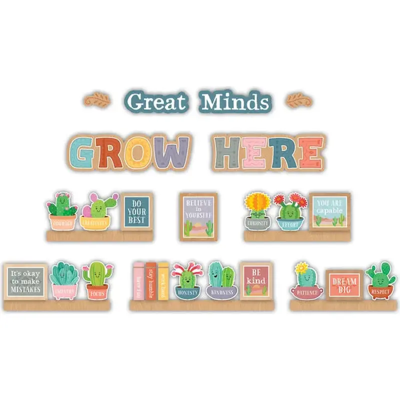 Teacher Created Resources Happy Cactus Crew Mini Bulletin Board (TCR 6959)
