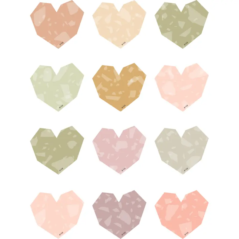 Teacher Created Resources Terrazzo Tones Mini Accents, Pack of 36 (TCR 7220)