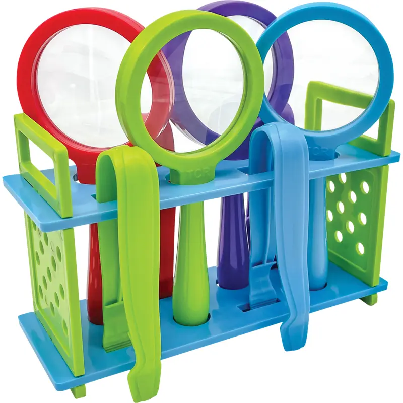 Teacher Created Up-Close Science: Magnifying Glasses & Tweezers Activity Set (TCR 20368)