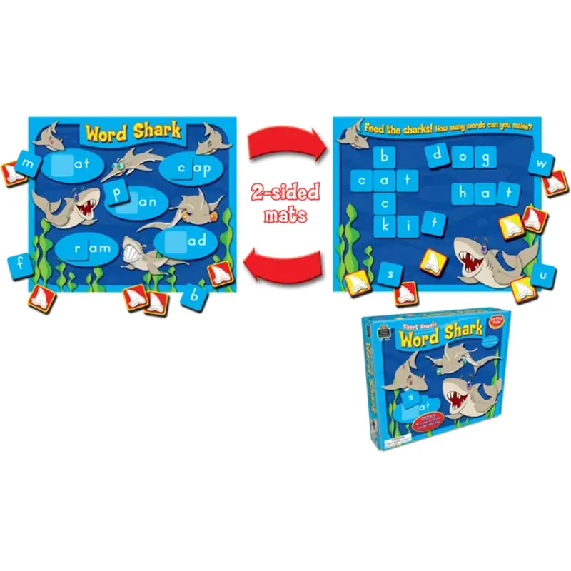 Teacher Created Resources Word Shark Short Vowels Game (TCR 7805)