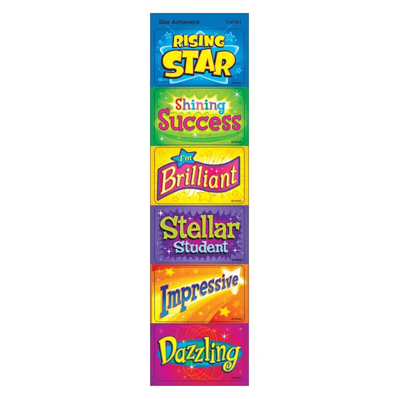 Trend Star Achievers Applause STICKERS  Large ( T47301)