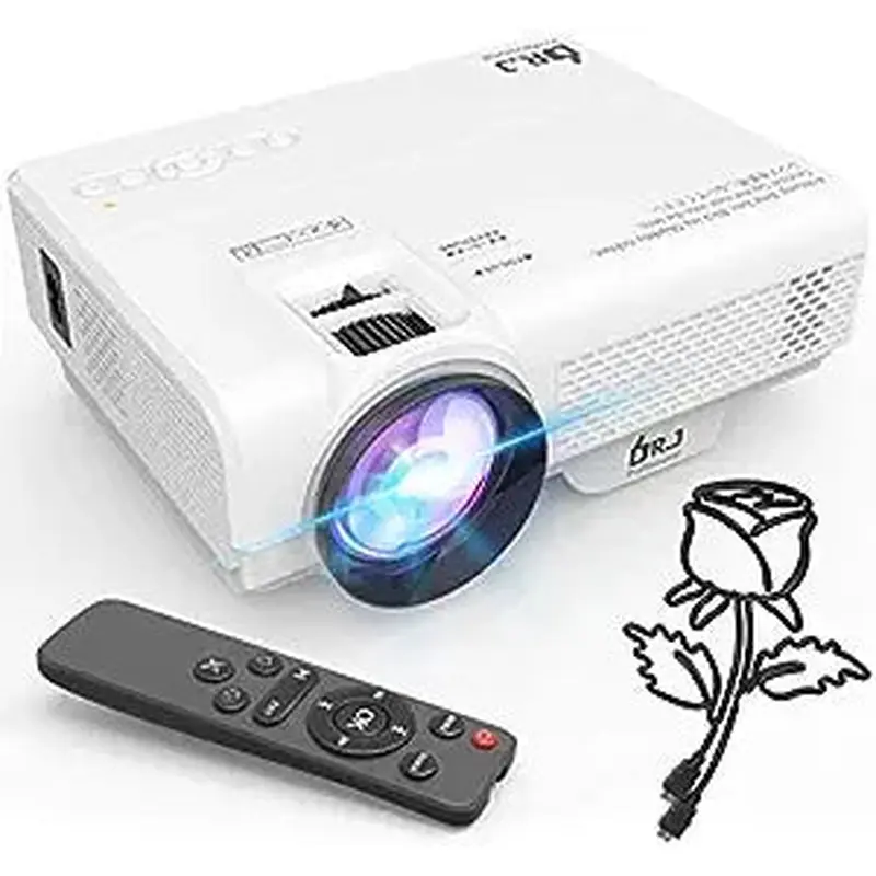 8500LUMENS PROTABLE PROJECTOR FOR HOME THEATER ENTERTAINMENT FULL HD 1080P