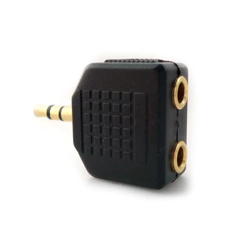 AUDIO "Y" SPLITTER  - 3.5MM (M) TO TWO 3.5MM (F)