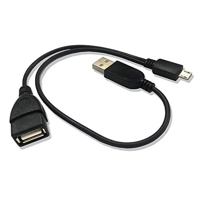 AUVIPAL  MICRO USB TO USB ADAPTER (OTG CABLE   POWER CABLE)