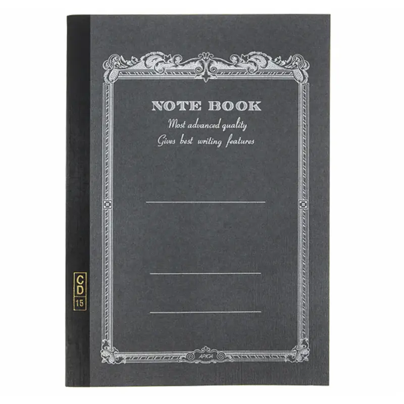 Apica CD Notebook Semi B5 - Charcoal (Lined)