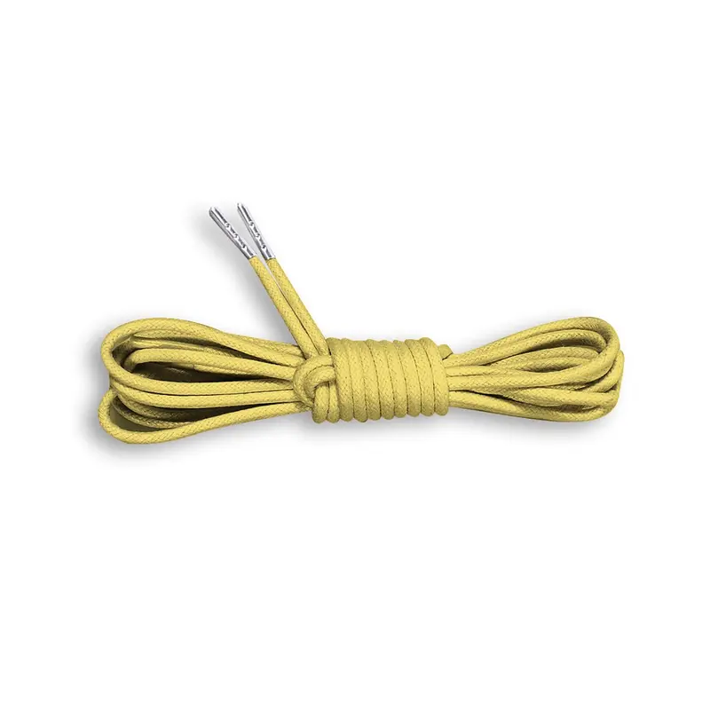 YELLOW COTTON SHOE LACES