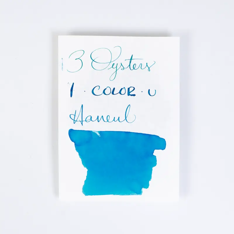 3 Oysters Haneul Light Blue (38ml) Bottled Ink (I-Color-U)