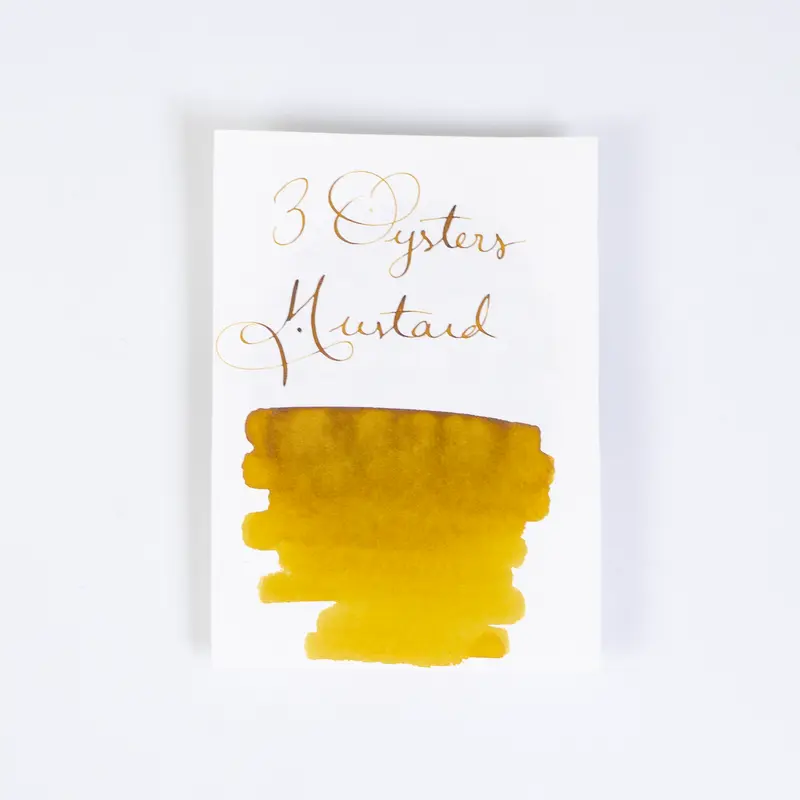 3 Oysters Mustard (38ml) Bottled Ink (Delicious)