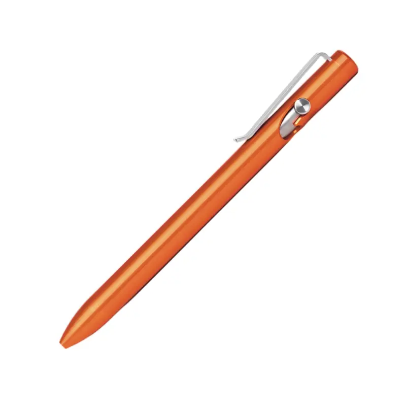 Tactile Turn Standard Aluminum Bolt Action Pen - Orange