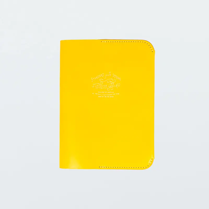 The Superior Labor A5 Bridle Leather Notebook Cover - Yellow