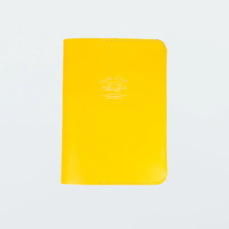 The Superior Labor A6 Bridle Leather Notebook Cover - Yellow