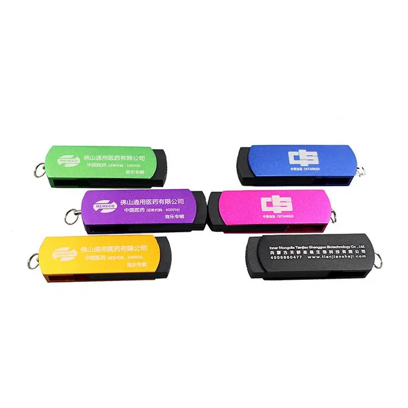 4GB Rotating USB Thumbdrive With Coloured Body500 