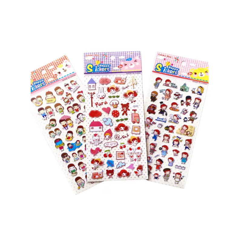 Boys and Girls Theme 3D Stickers