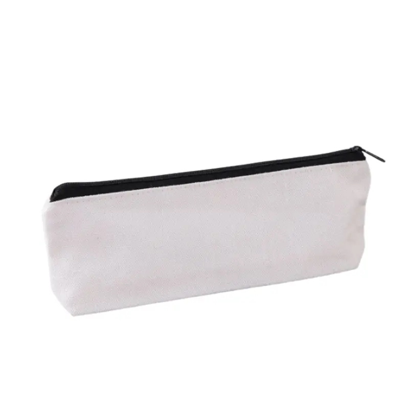 Black zip Canvas Pencil Case1000 