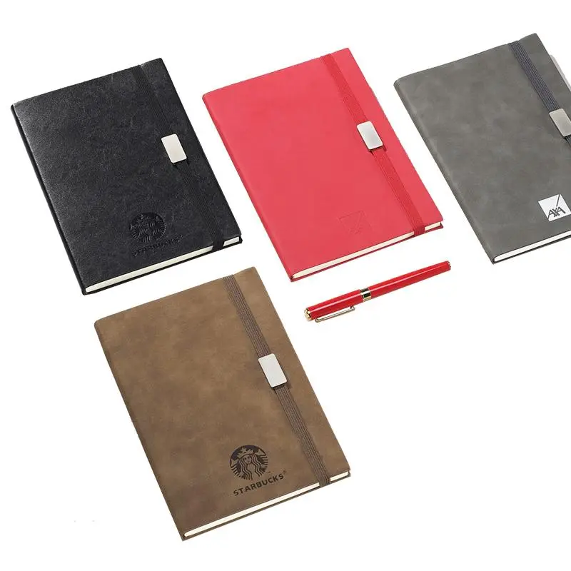 Business Paperback Notebook With Imitation Leather Cover500 