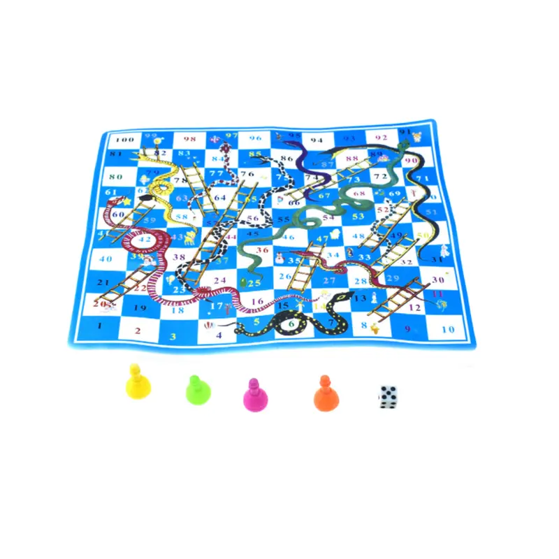 Cardboard Snakes and Ladders