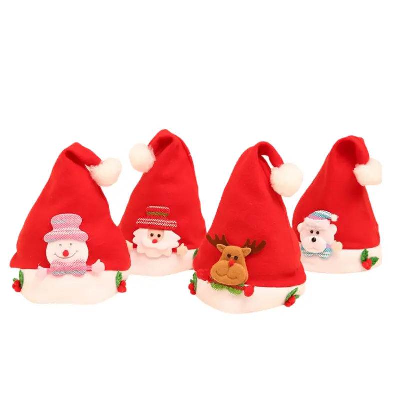 Christmas Hats with Designs (kid size)Assorted