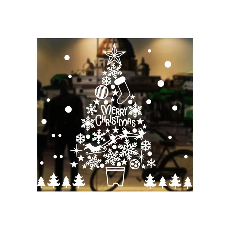 Christmas Tree Window StickerAssorted