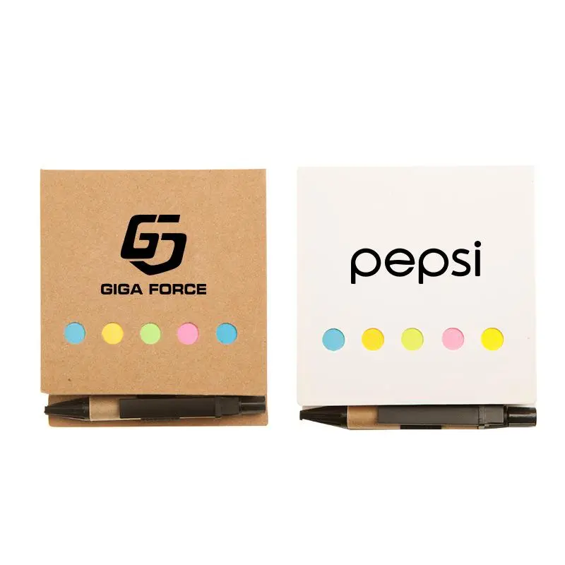 Eco-Friendly Square Notepad Set With Kraft Paper Cover1000 