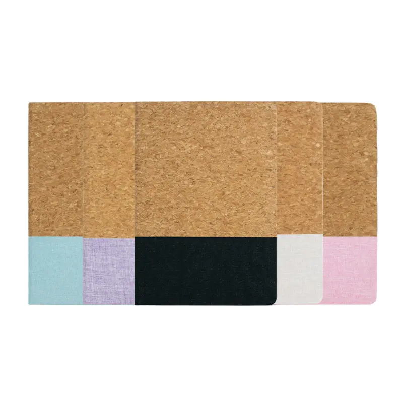 Eco Cork with Fabric Design Notebook (Deliver in 4-6 weeks)Assorted