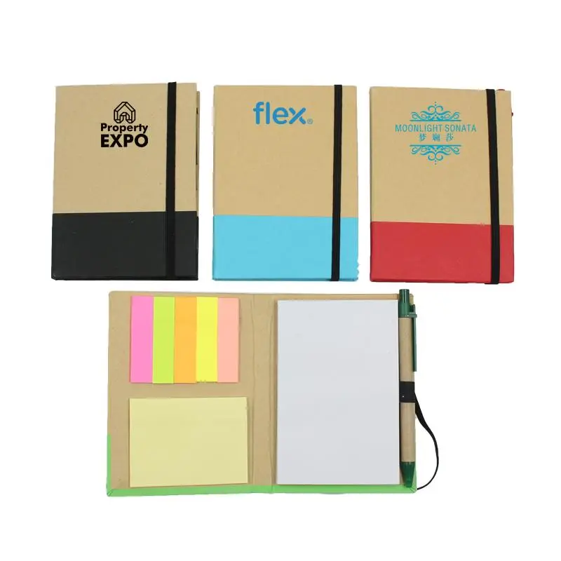 Notepad Set With Elastic Band Closure1000 