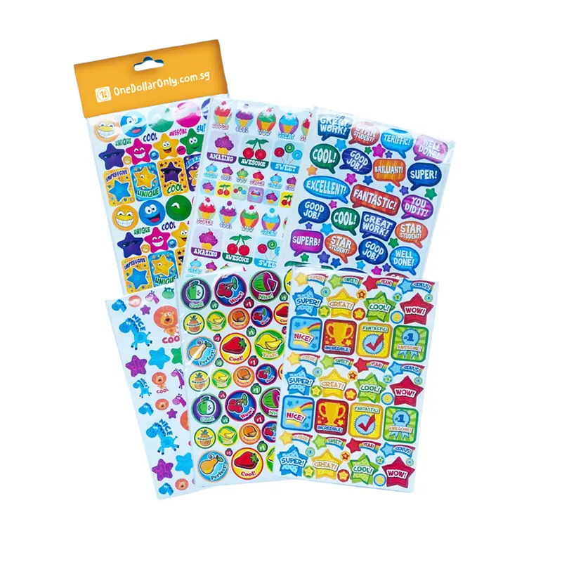 Pack of 6 Motivational Stickers