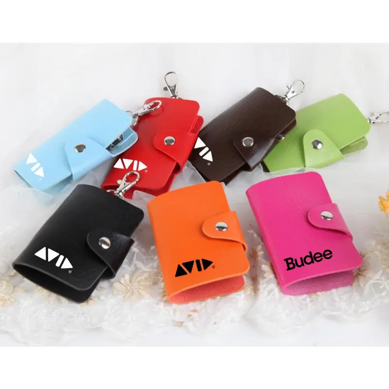 Portable Pu Leather Key Holder Pouch With Six Key Holder Inserts1000 