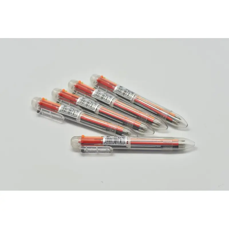 Transparent 6 Colour PenAssorted
