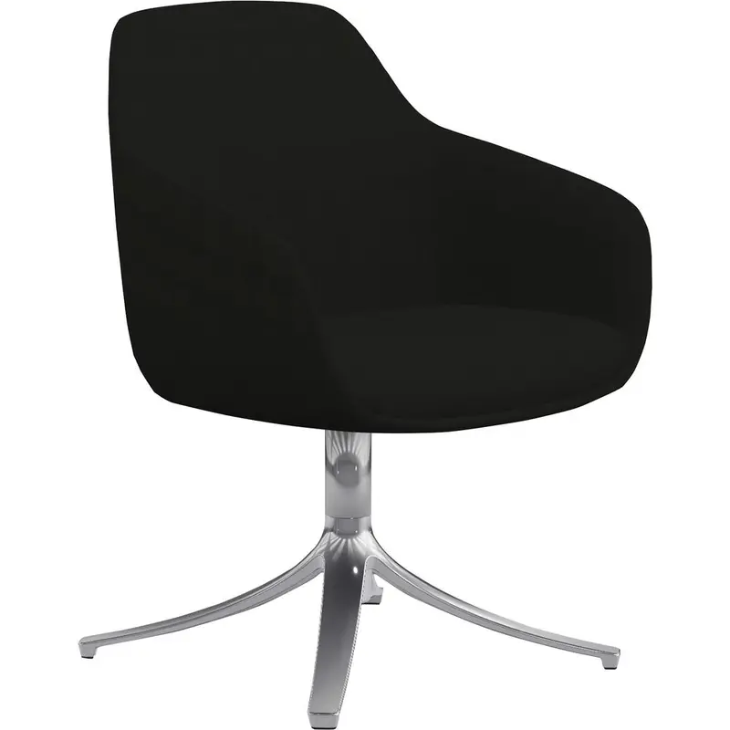 9 to 5 Seating Lilly Swivel Base Fabric Lounge Chair [SKU - NTF9134GTPFON]EA