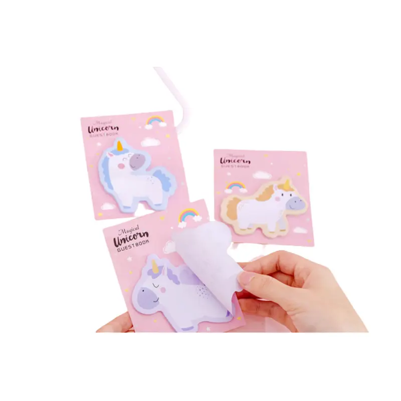 Unicorn Shape NotepadAssorted