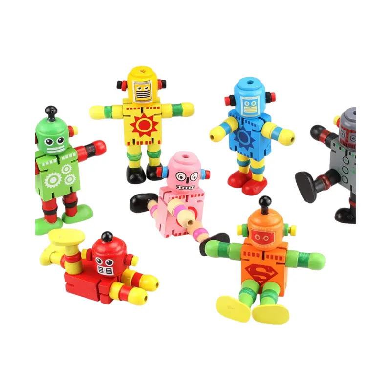 Wooden Toy RobotAssorted