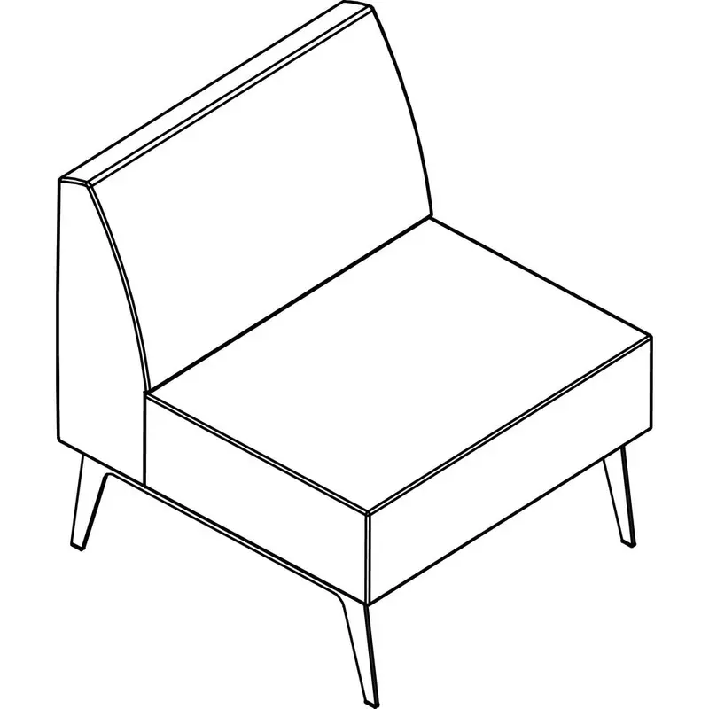 Arold Hip Hop Collection Straight Chair [SKU - AROHC30K8W8]EA