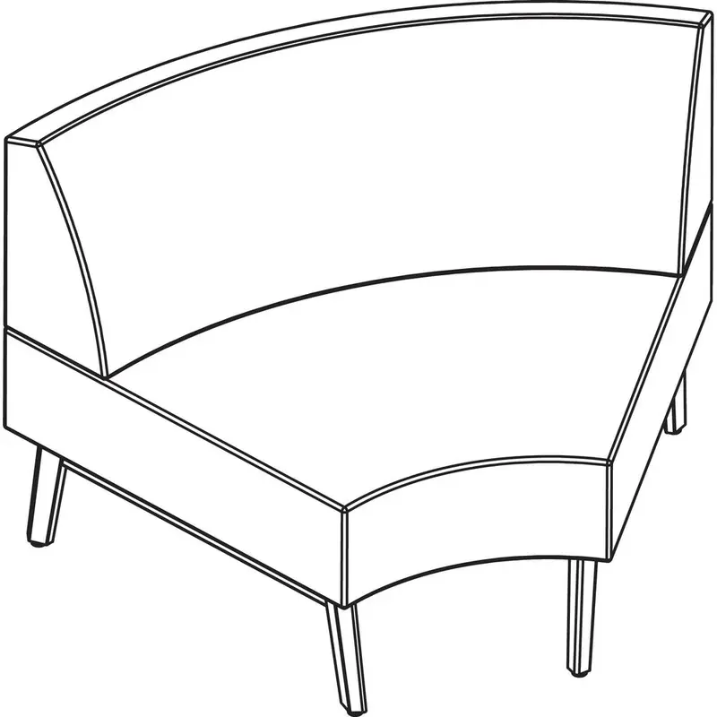 Arold Hip Hop Collection Wedge Chair [SKU - ARO1860CW20TP06]EA