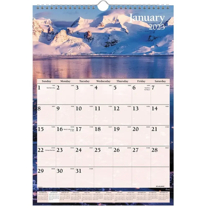 At-A-Glance Scenic Wall Calendar [SKU - AAGDMW20028]EA