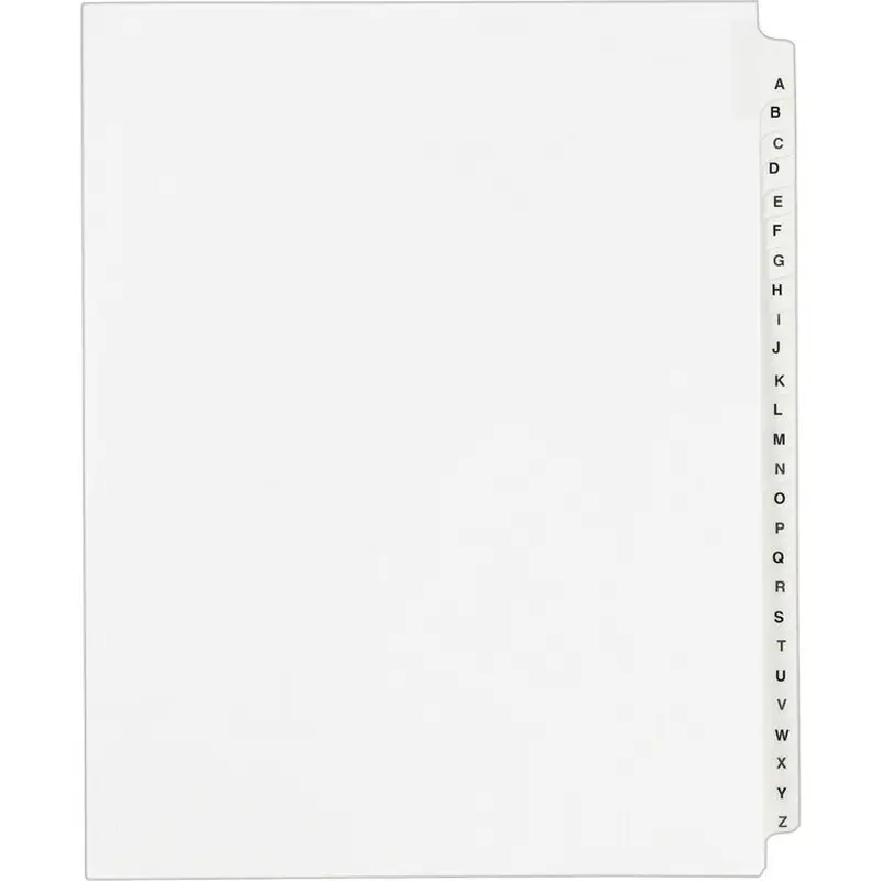 Avery Standard Collated Legal Exhibit Divider Sets - Avery Style [SKU - AVE01400]ST