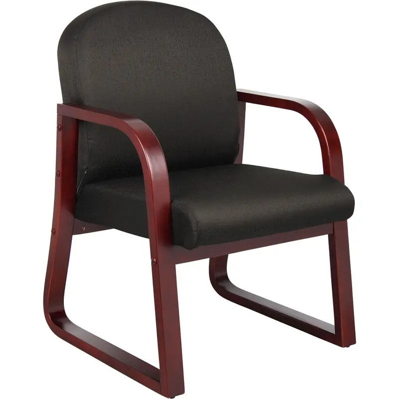 Boss Mahogany Frame Side Chair [SKU - BOPB9570BK]EA