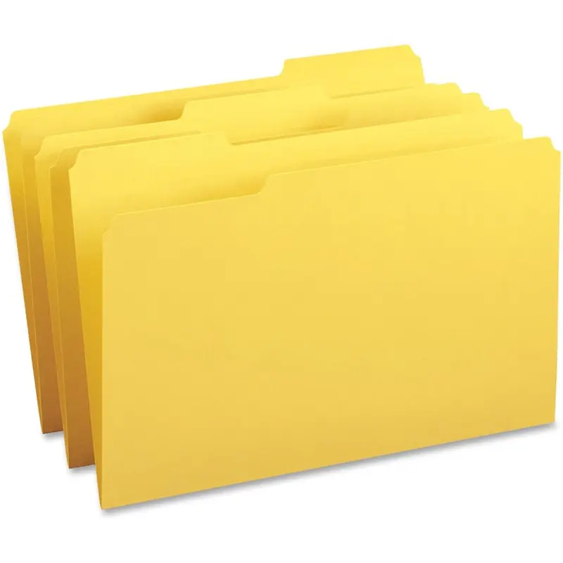 Business Source 1/3 Tab Cut Legal Recycled Top Tab File Folder [SKU - BSN99722]BX