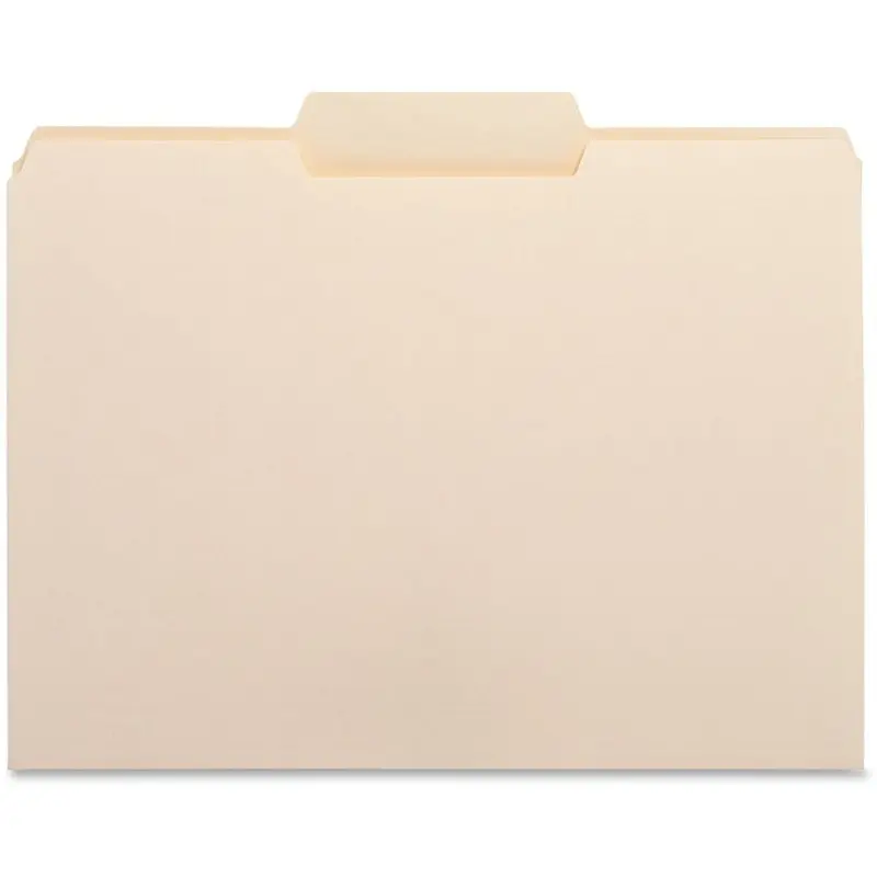 Business Source 1/3 Tab Cut Letter Recycled Top Tab File Folder [SKU - BSN16491]BX