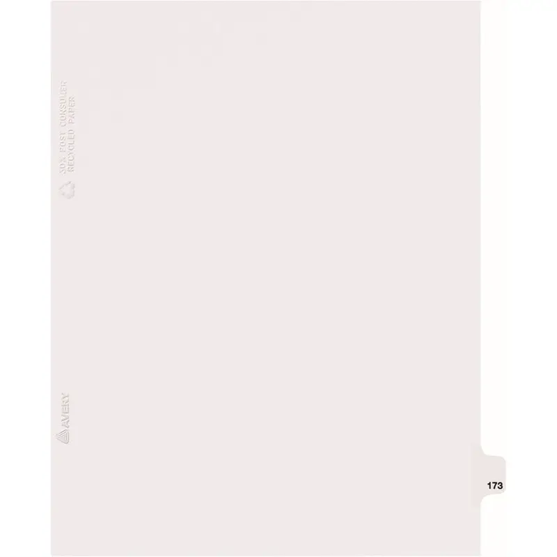 Avery Side Tab Individual Legal Dividers [SKU - AVE82389]PK