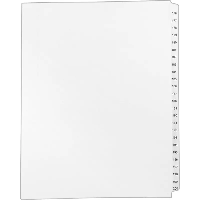 Avery Standard Collated Legal Exhibit Divider Sets - Avery Style [SKU - AVE01337]ST