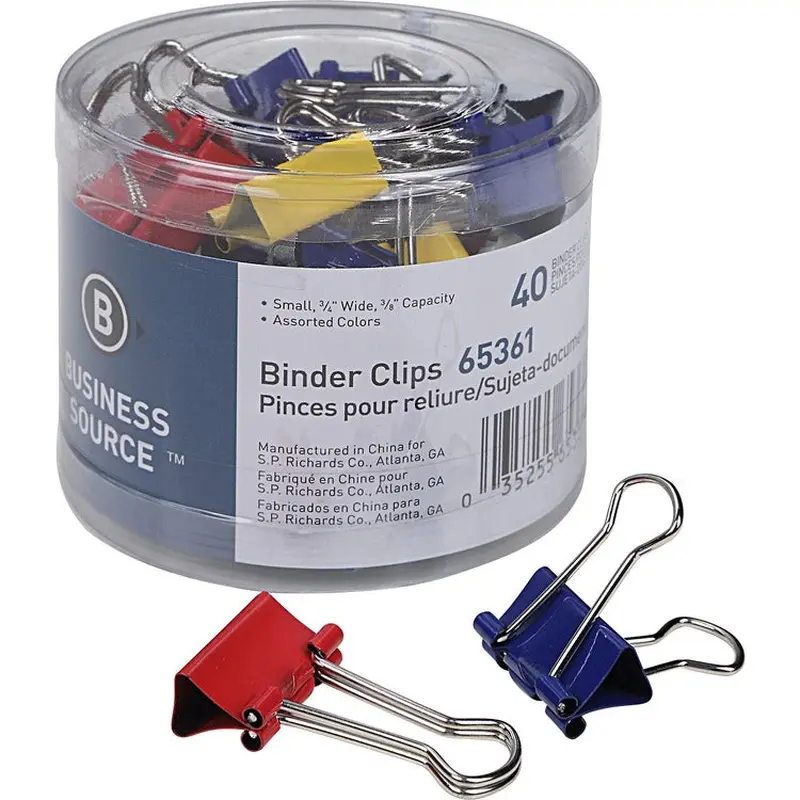 Business Source Colored Fold-back Binder Clips [SKU - BSN65361]PK