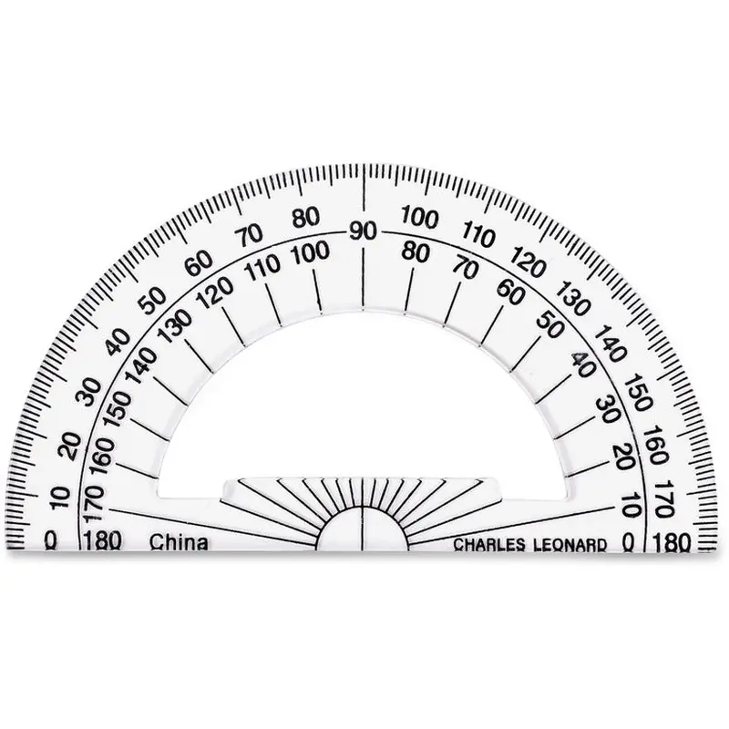 CLI Plastic Protractor [SKU - LEO77104]BX