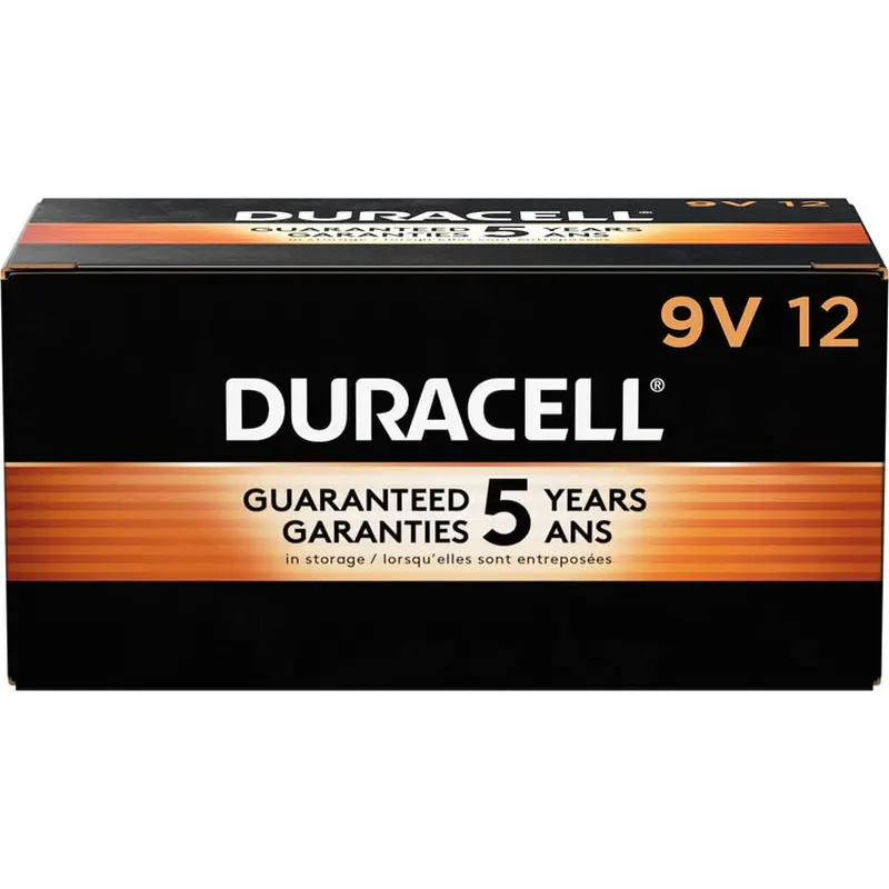 Duracell Coppertop Alkaline 9V Batteries [SKU - DUR01601]BX